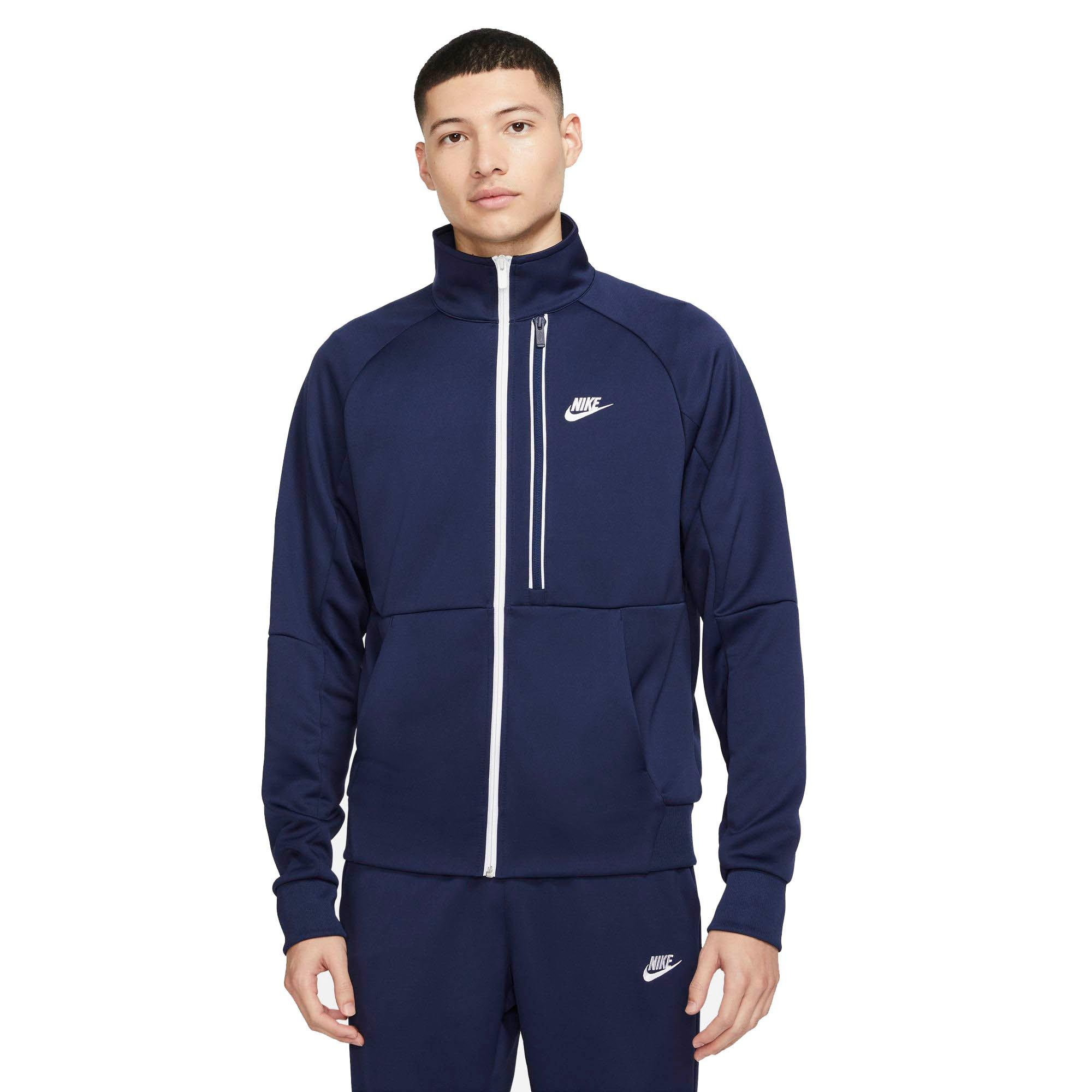 Nike Men s Navy Sportswear Tribute N98 Jacket Hibbett